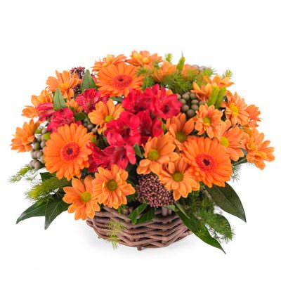 Корзина с цветами «Солнечный луч»