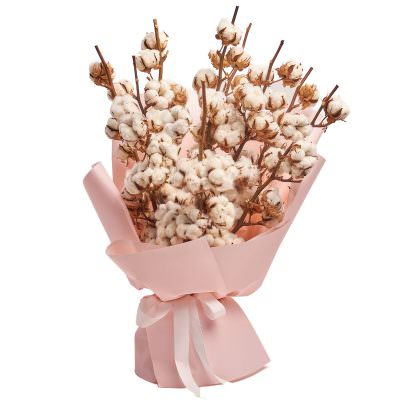 Букет с хлопком «Зимняя сказка»