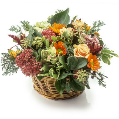 Цветочная корзина «Весеннее солнце»