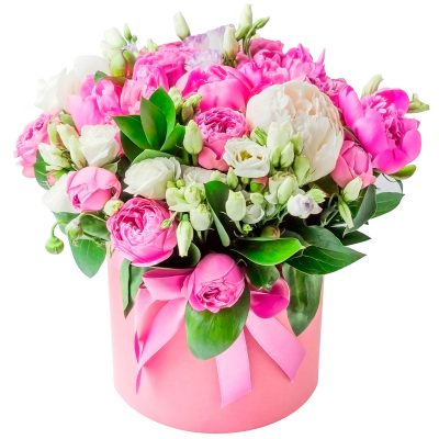 Шляпная коробка «Нежный блеск»